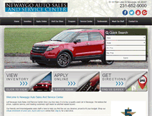 Tablet Screenshot of newaygoautosales.com